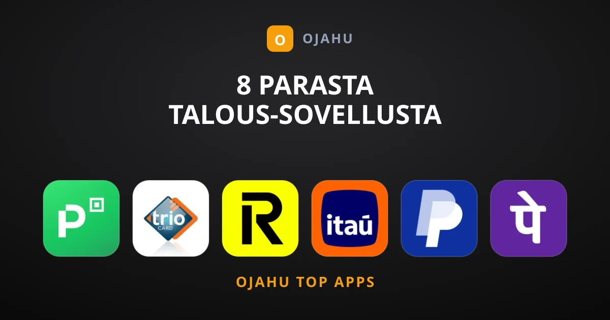8 parasta Talous-sovellusta älykkääseen rahahallintaan